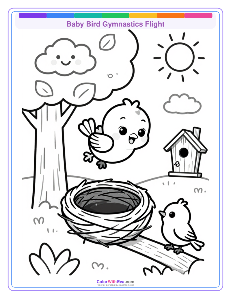 Baby Bird Gymnastics Flight thumbnail