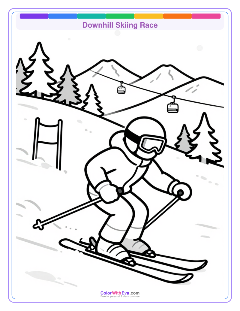 Downhill Skiing Race preview