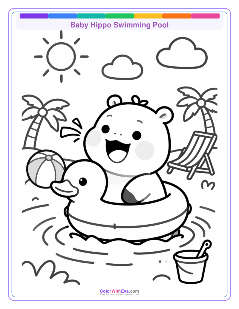 Baby Hippo Swimming Pool thumbnail