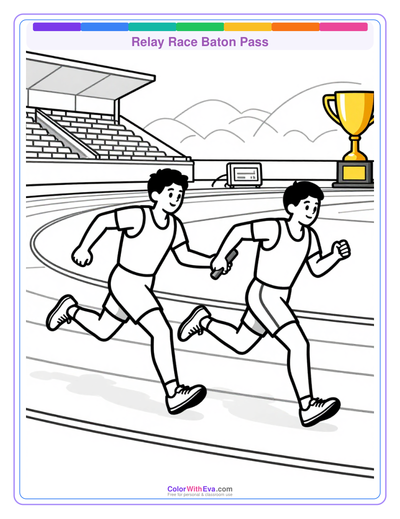 Relay Race Baton Pass preview