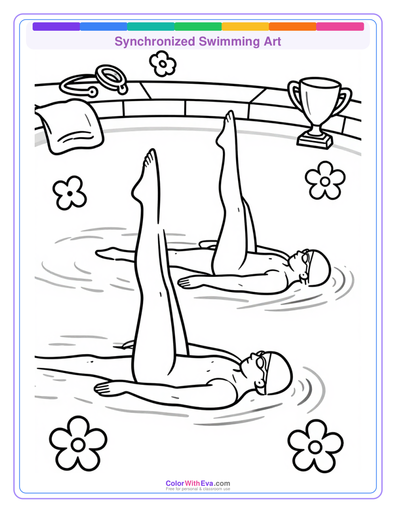 Synchronized Swimming Art preview