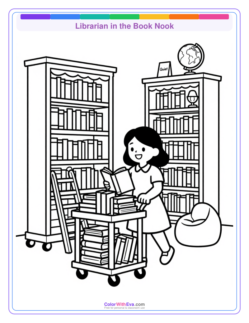 Librarian in the Book Nook preview