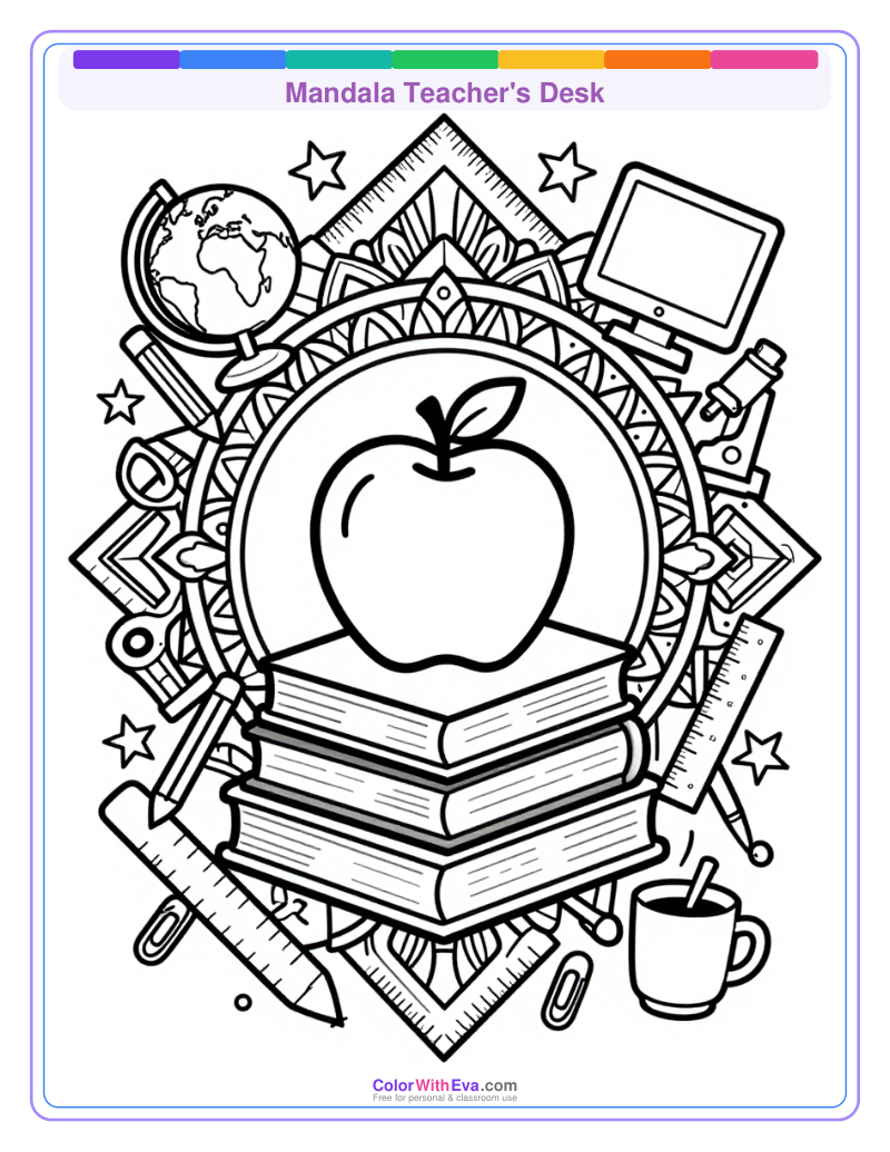 Mandala Teacher's Desk thumbnail