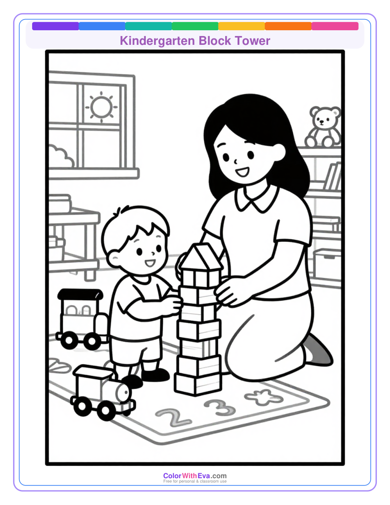 Kindergarten Block Tower preview