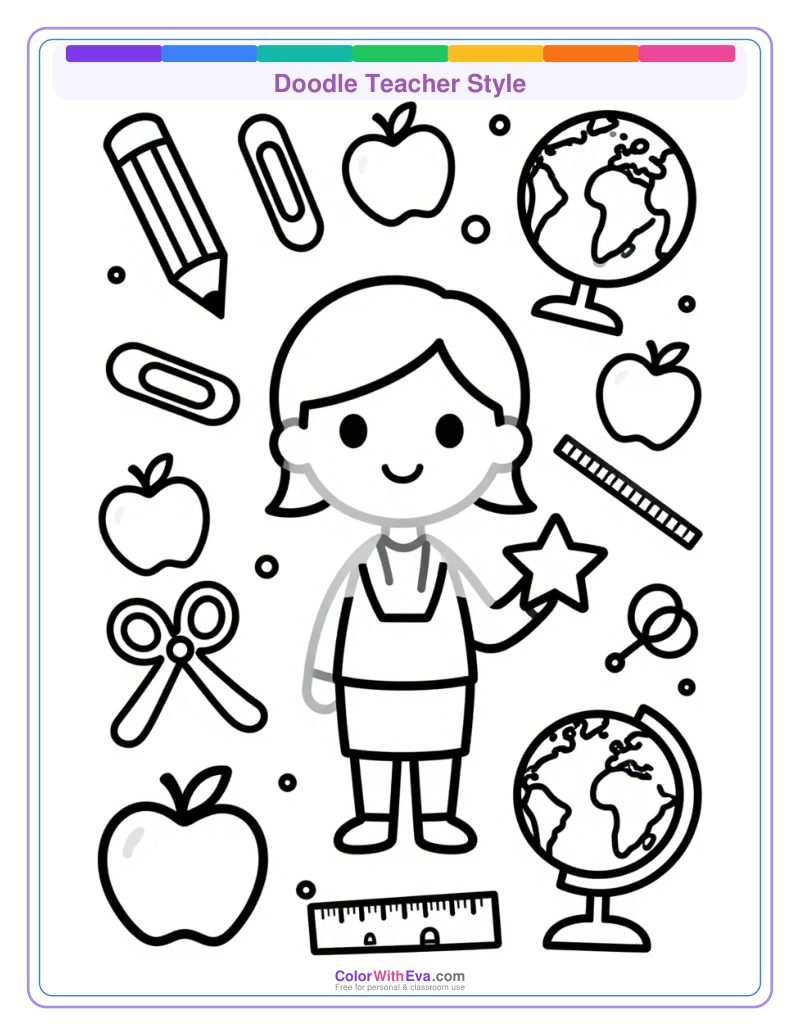 Doodle Teacher Style preview