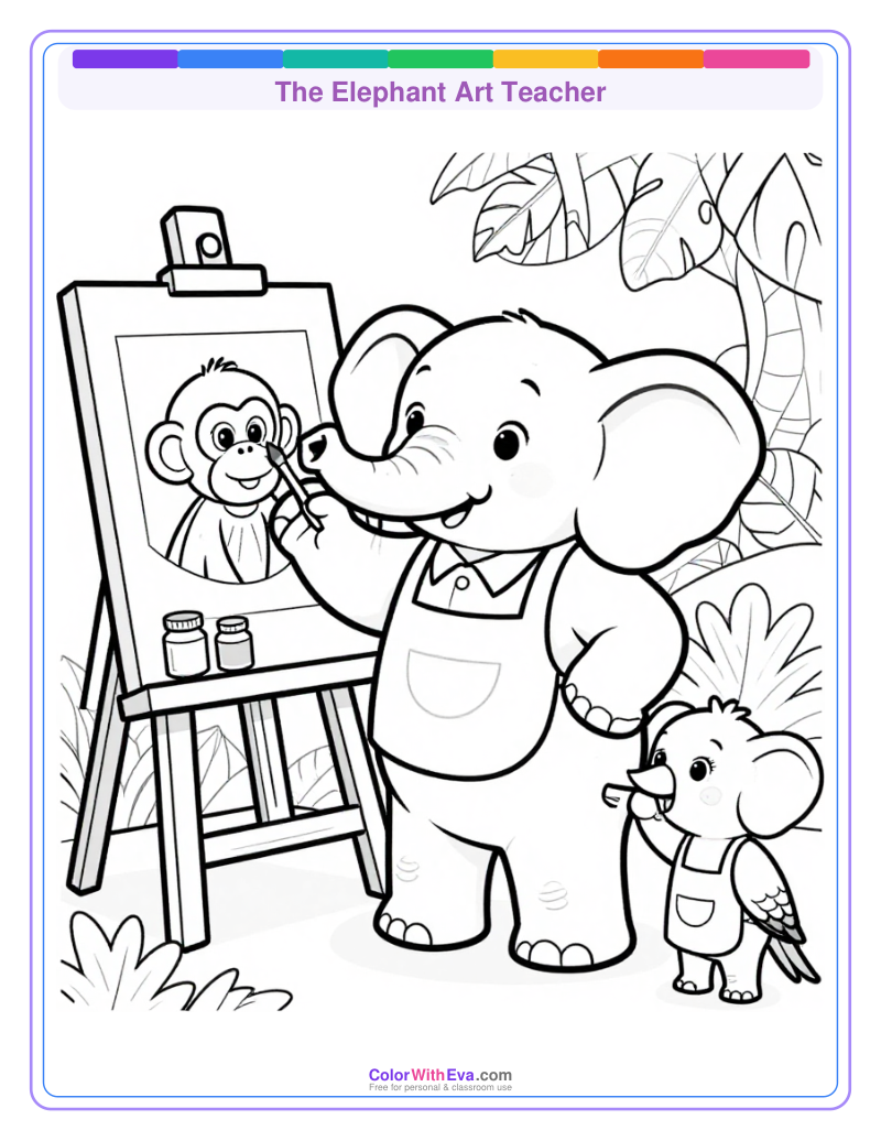 The Elephant Art Teacher preview
