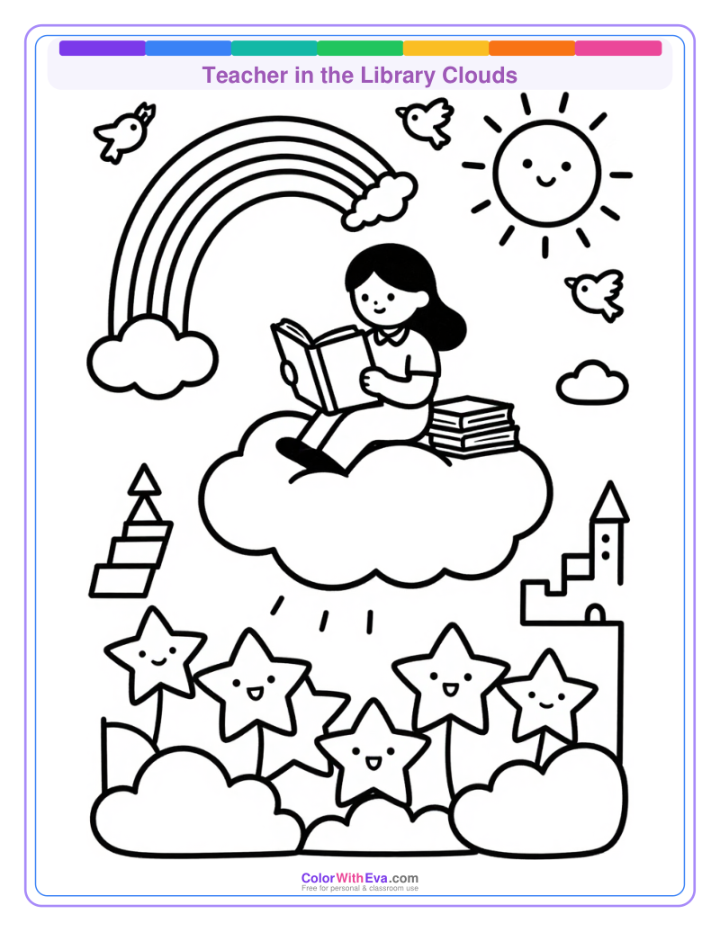 Teacher in the Library Clouds thumbnail