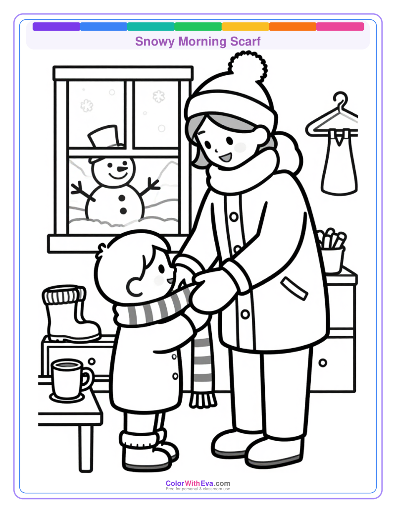 Snowy Morning Scarf preview