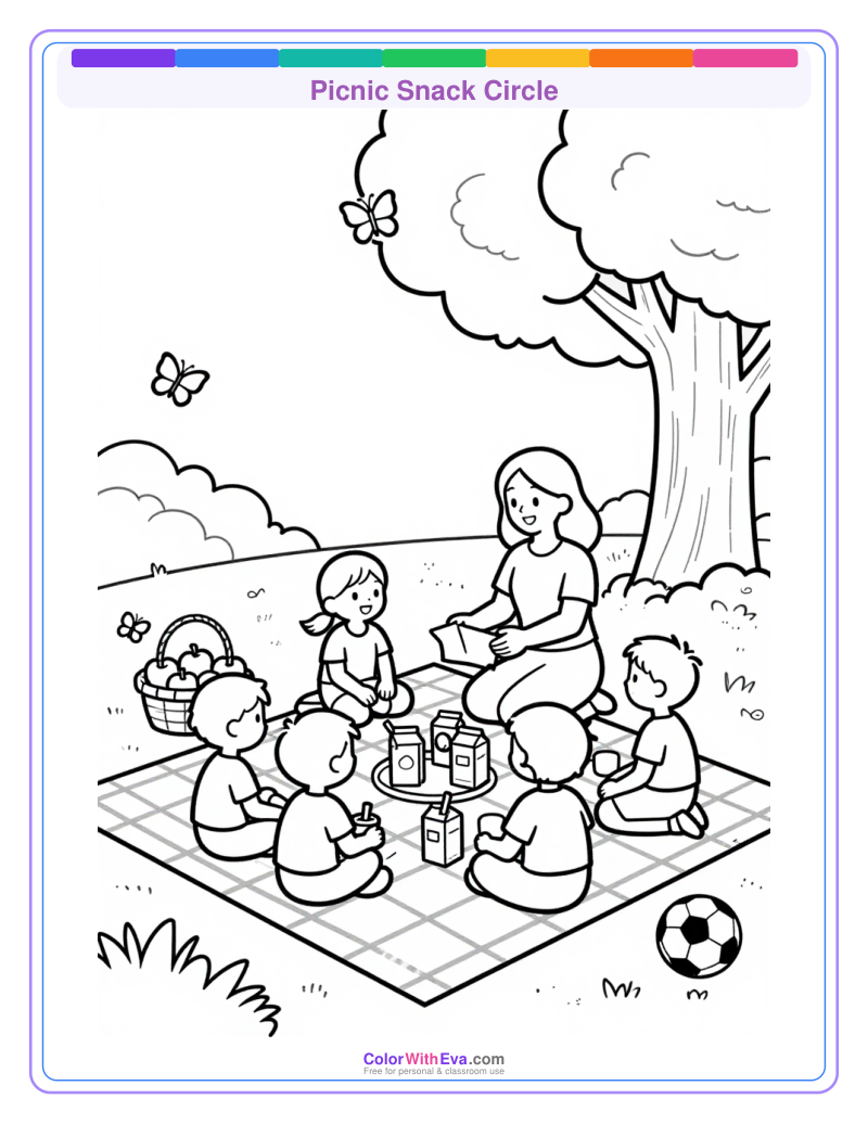 Picnic Snack Circle preview