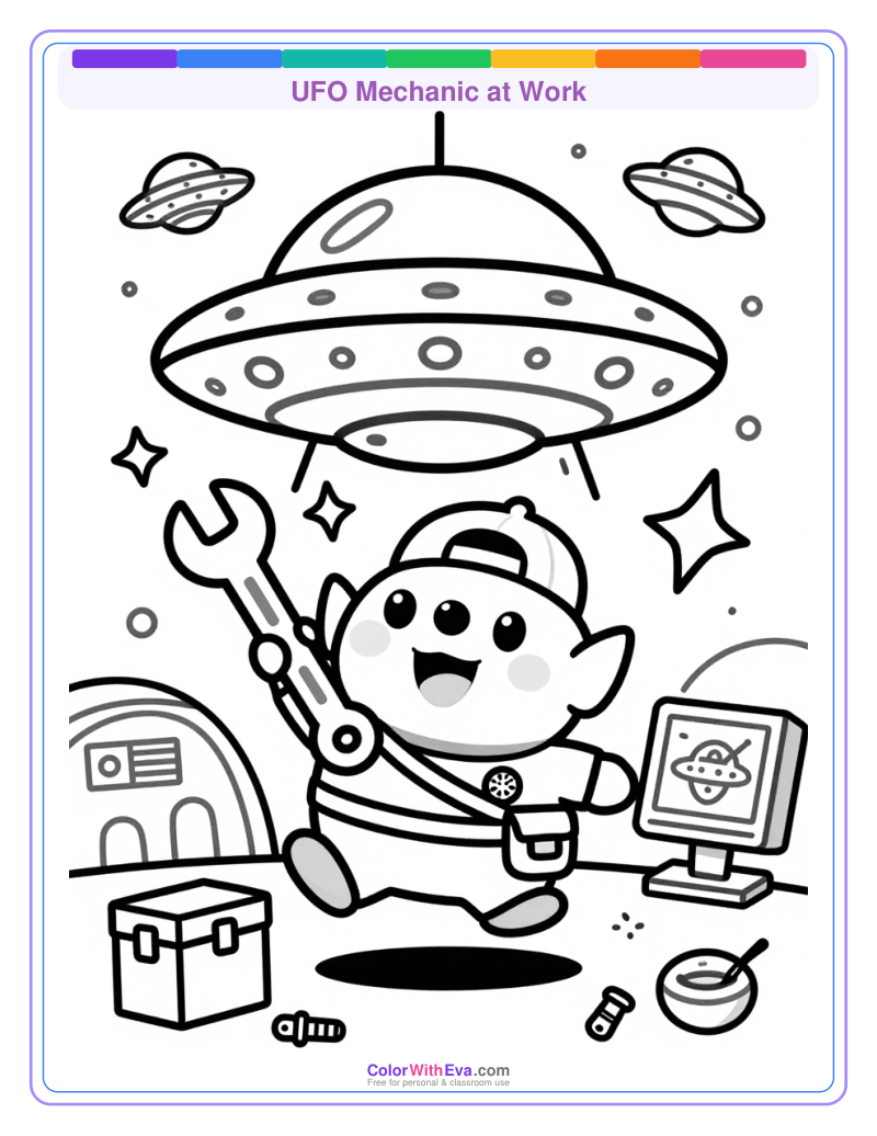 UFO Mechanic at Work preview