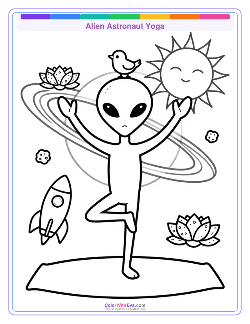 Alien Astronaut Yoga thumbnail