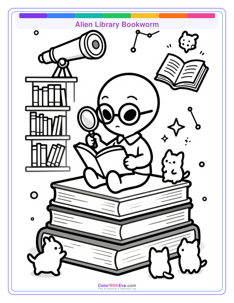 Alien Library Bookworm thumbnail