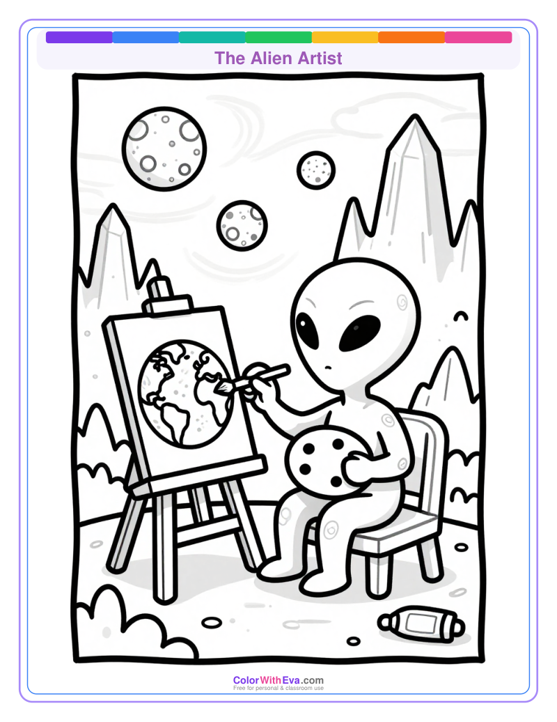The Alien Artist preview