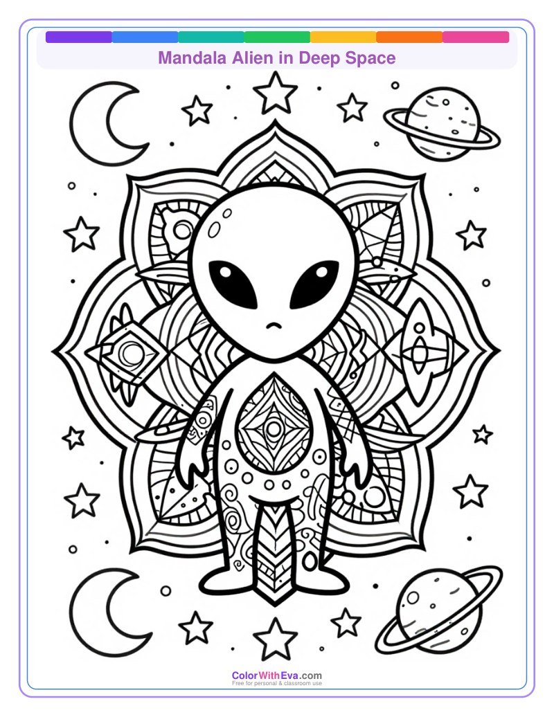 Mandala Alien in Deep Space thumbnail