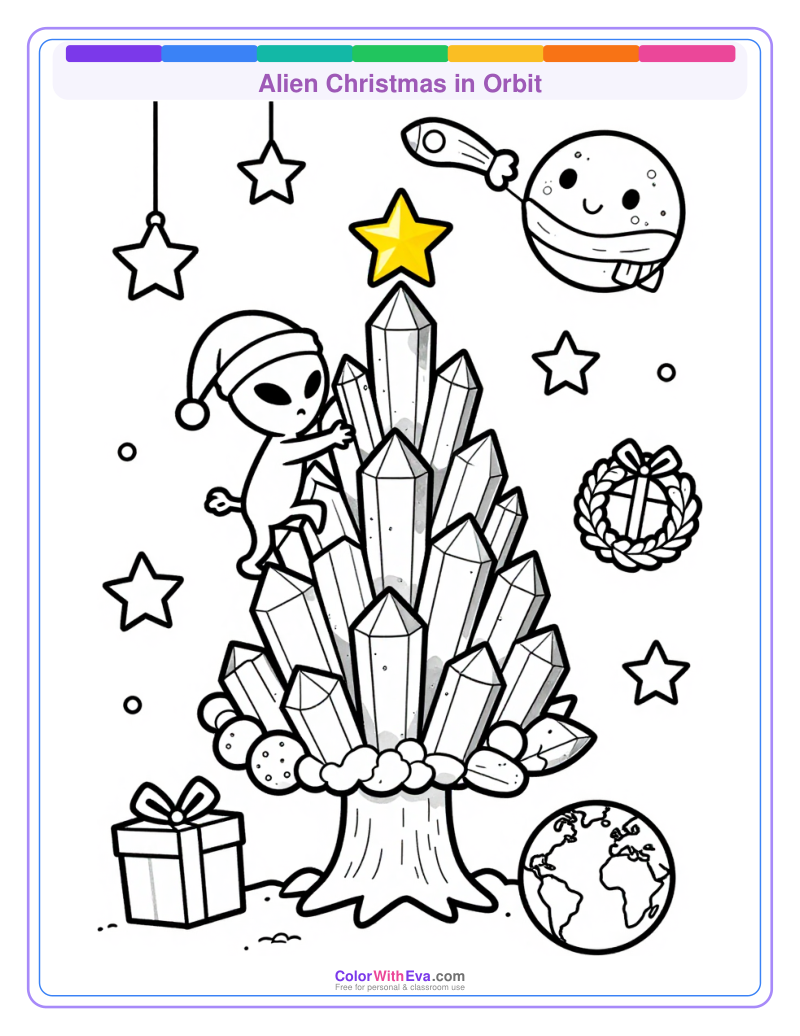 Alien Christmas in Orbit thumbnail