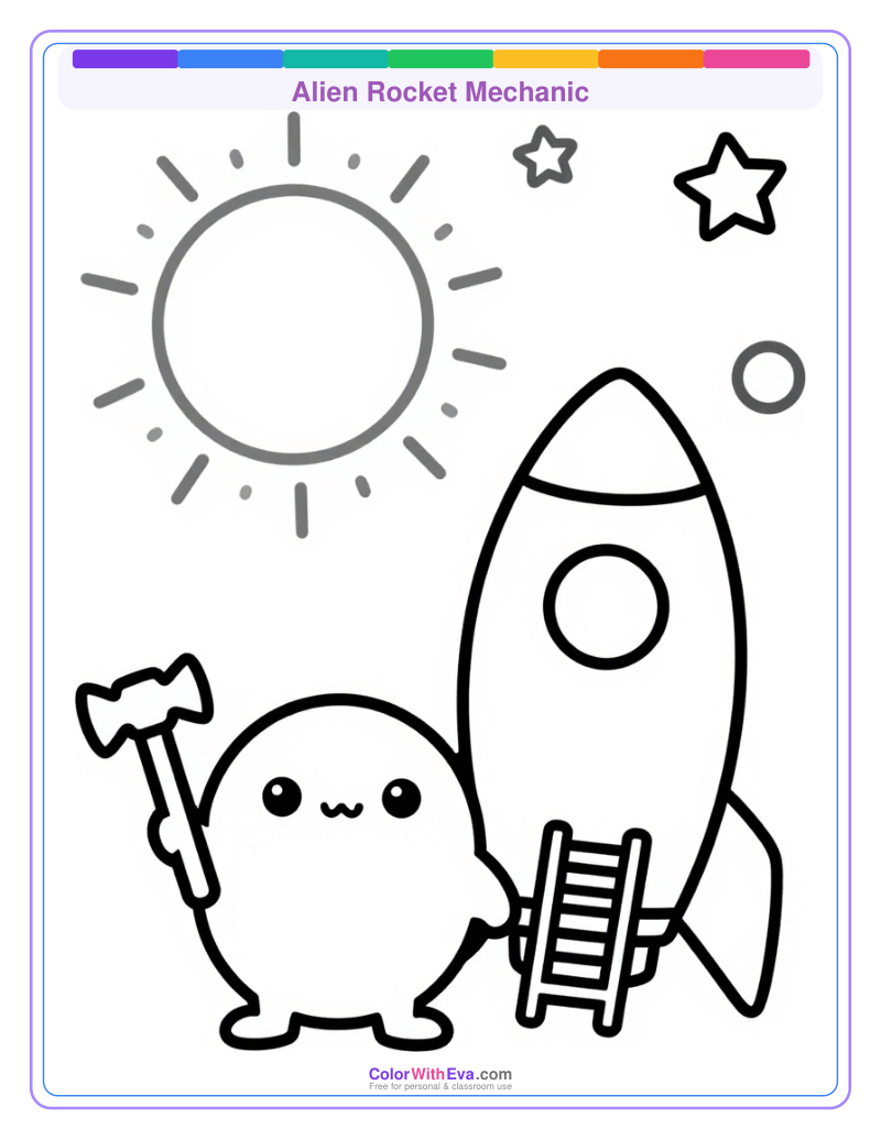 Alien Rocket Mechanic preview