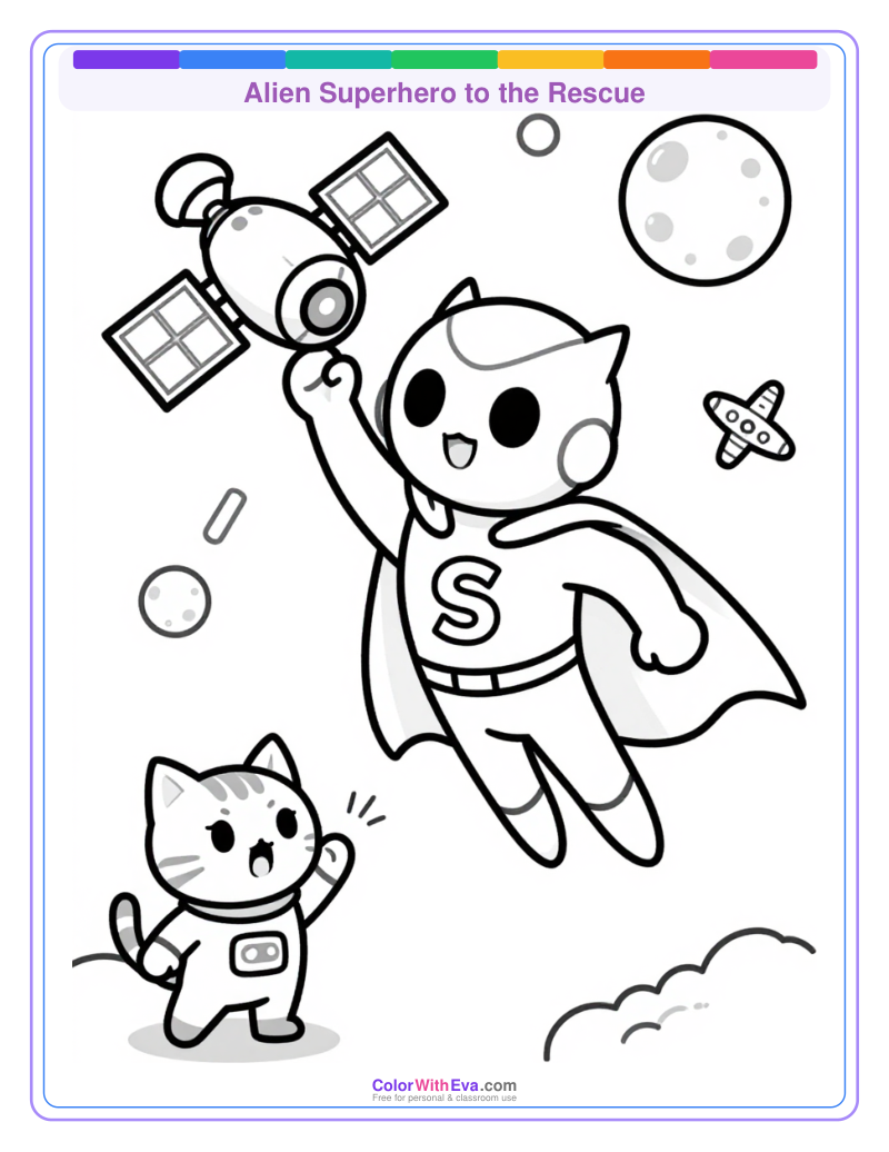 Alien Superhero to the Rescue thumbnail