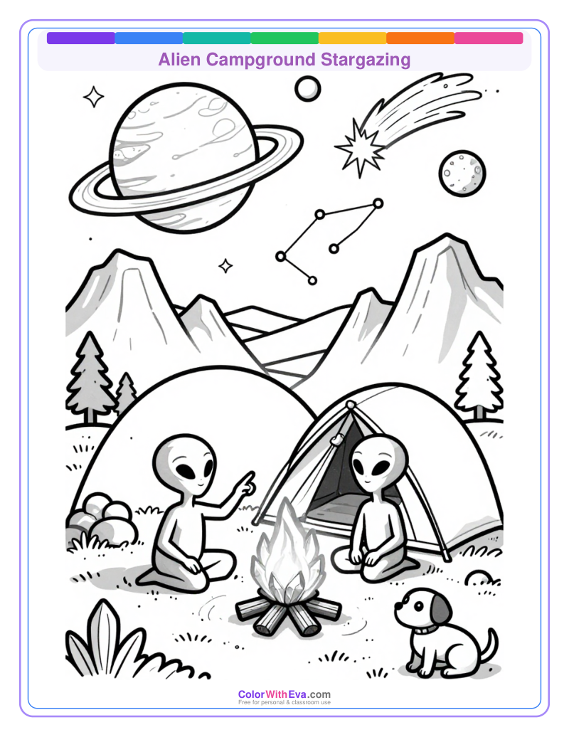 Alien Campground Stargazing preview