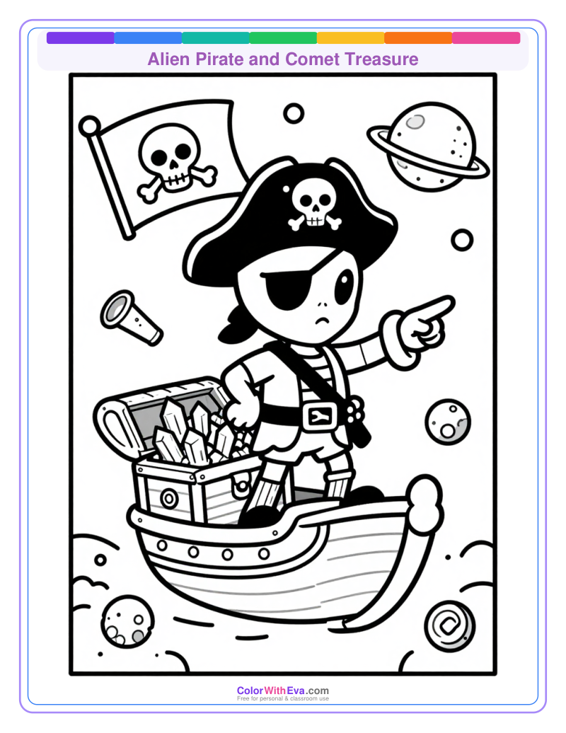 Alien Pirate and Comet Treasure thumbnail