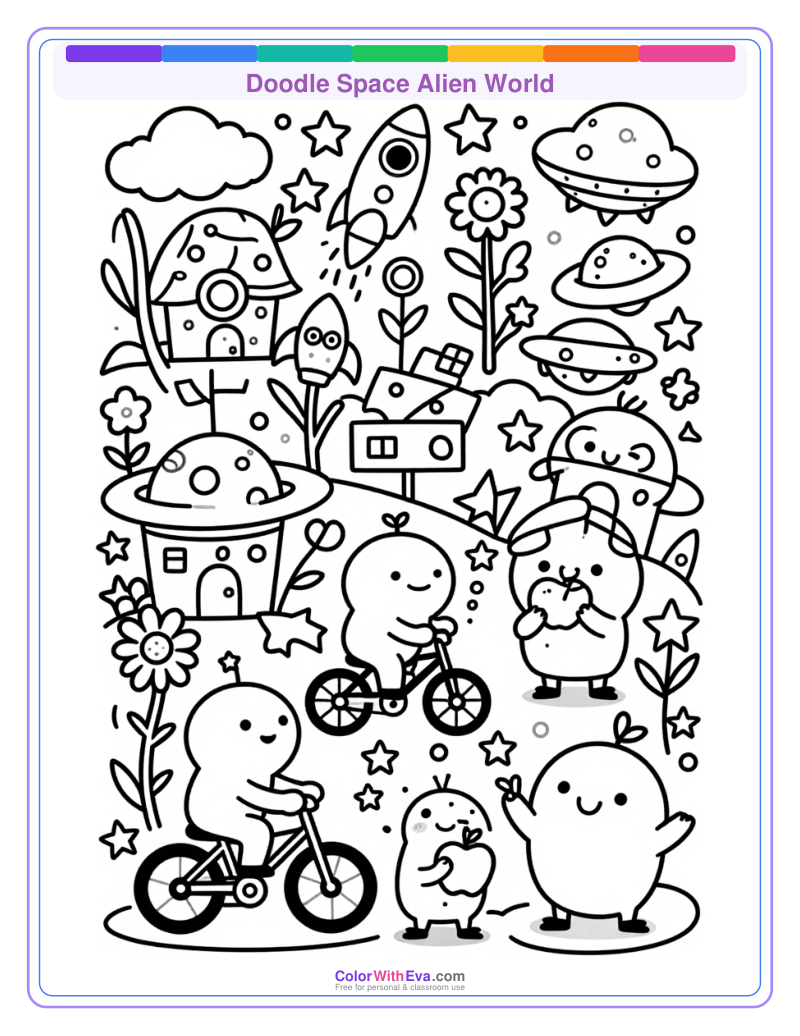 Doodle Space Alien World thumbnail