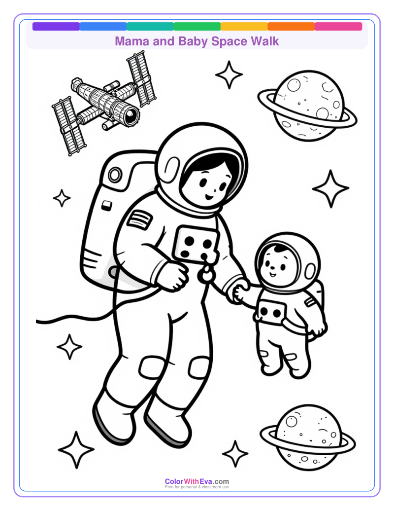 Mama and Baby Space Walk thumbnail