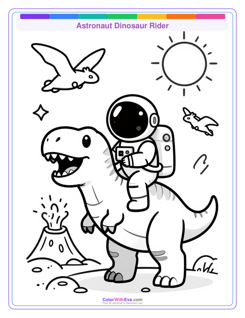 Astronaut Dinosaur Rider thumbnail