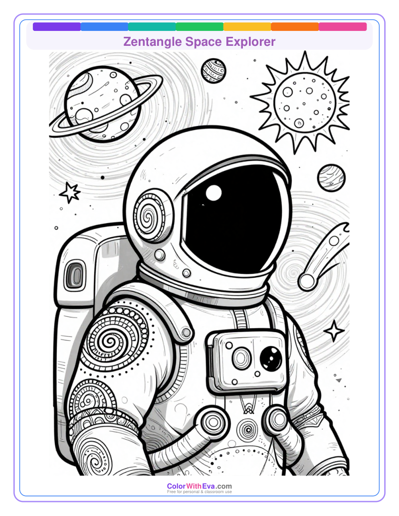 Zentangle Space Explorer preview