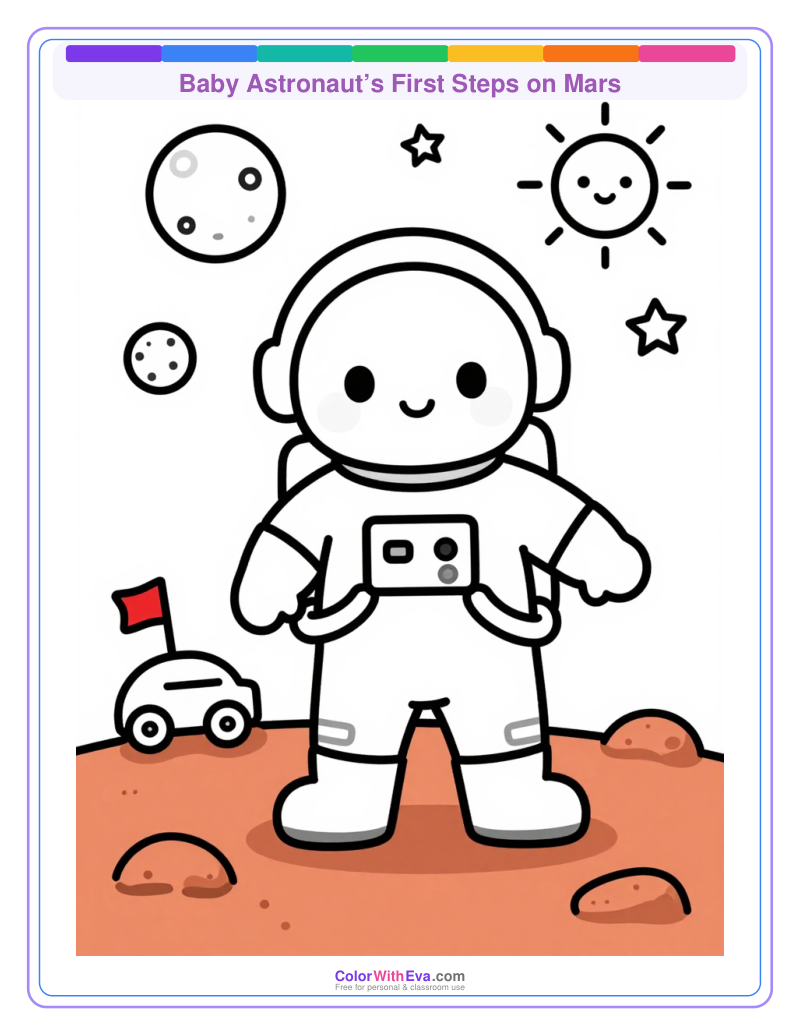Baby Astronaut’s First Steps on Mars thumbnail