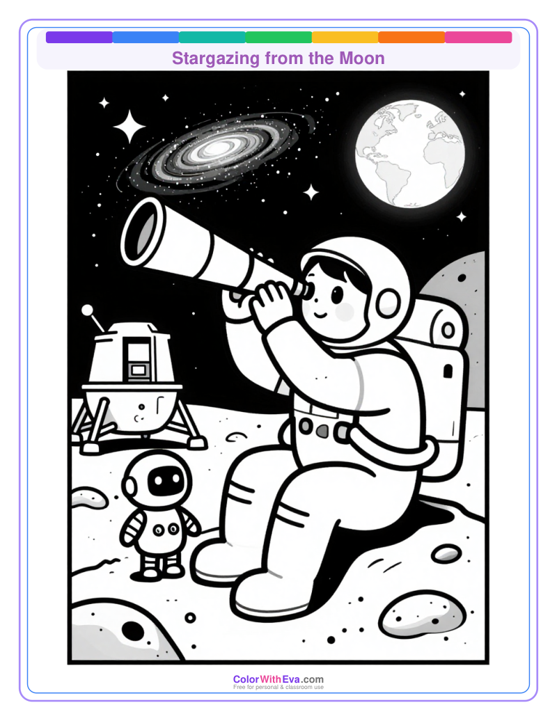 Stargazing from the Moon preview