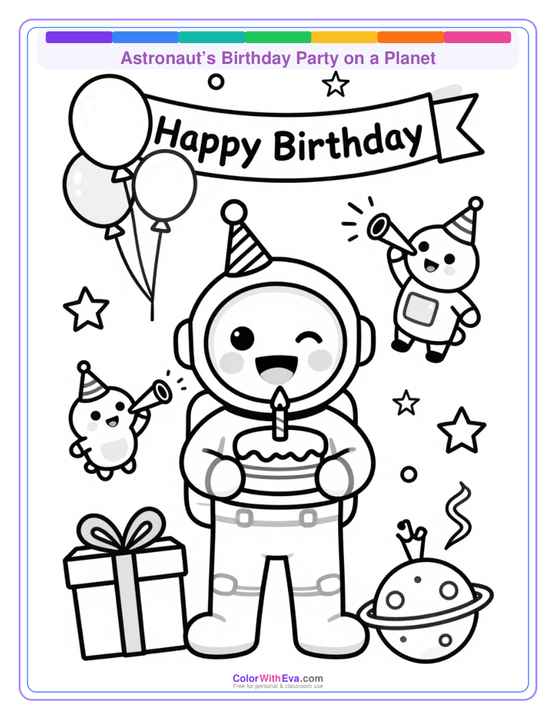 Astronaut’s Birthday Party on a Planet thumbnail