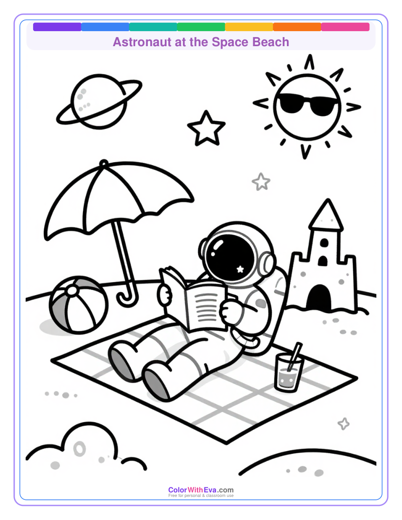 Astronaut at the Space Beach thumbnail