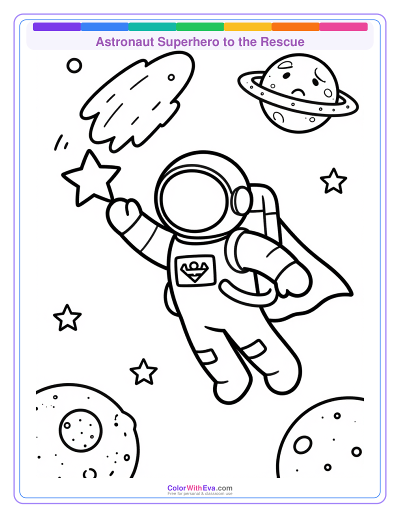 Astronaut Superhero to the Rescue thumbnail