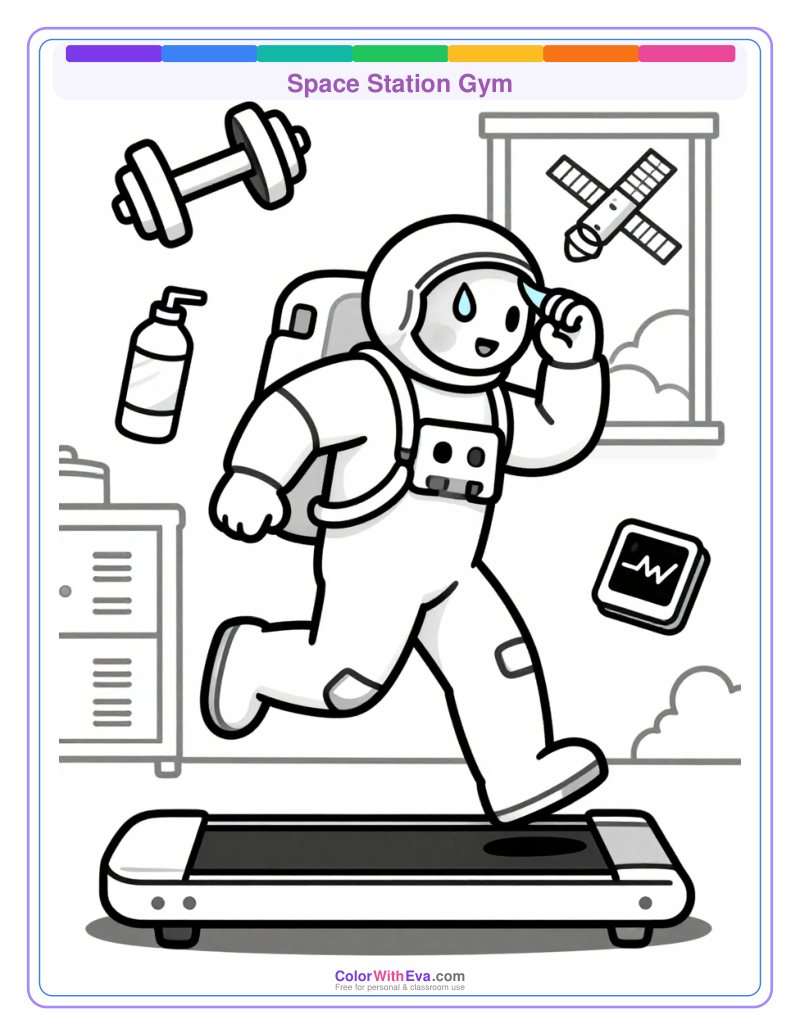 Space Station Gym preview