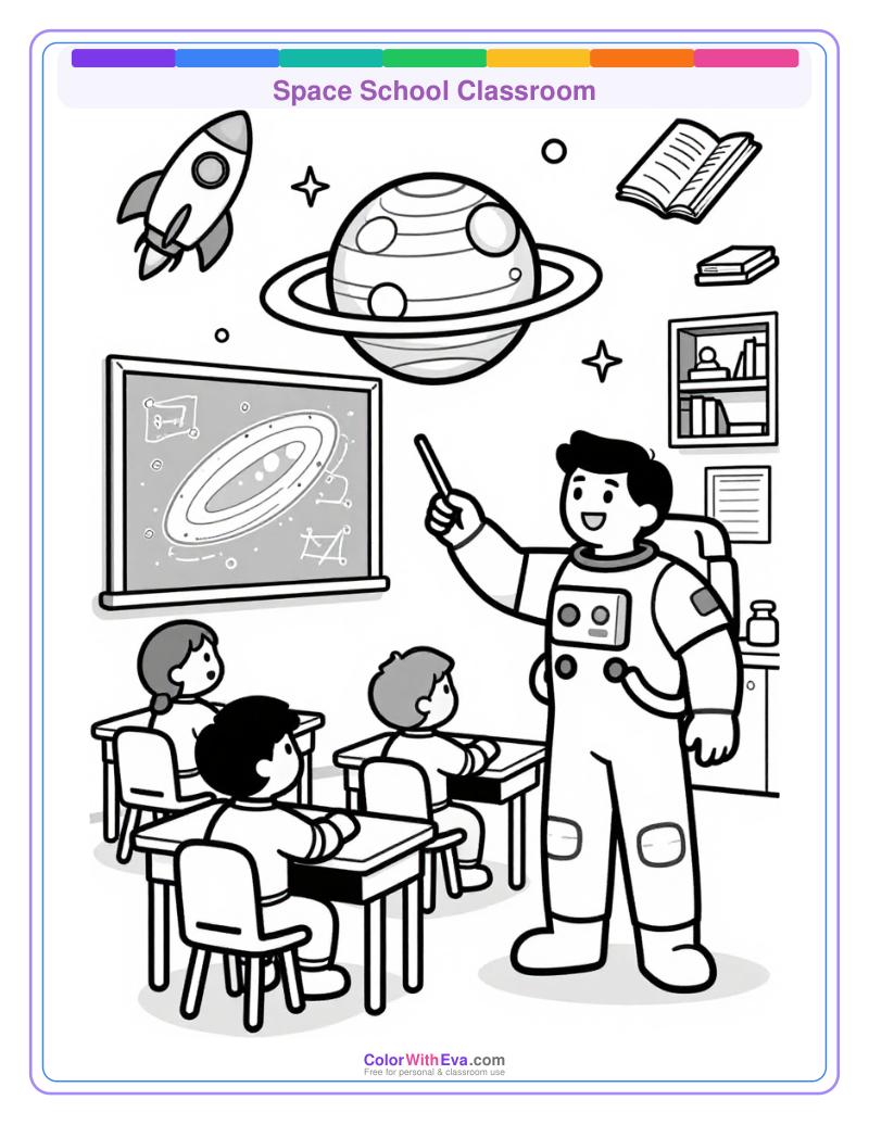 Space School Classroom preview