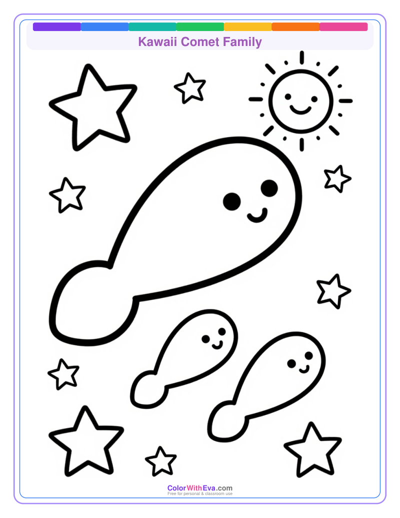 Kawaii Comet Family preview