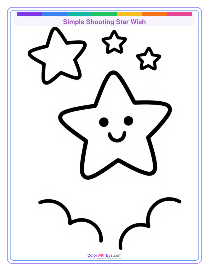 Simple Shooting Star Wish preview