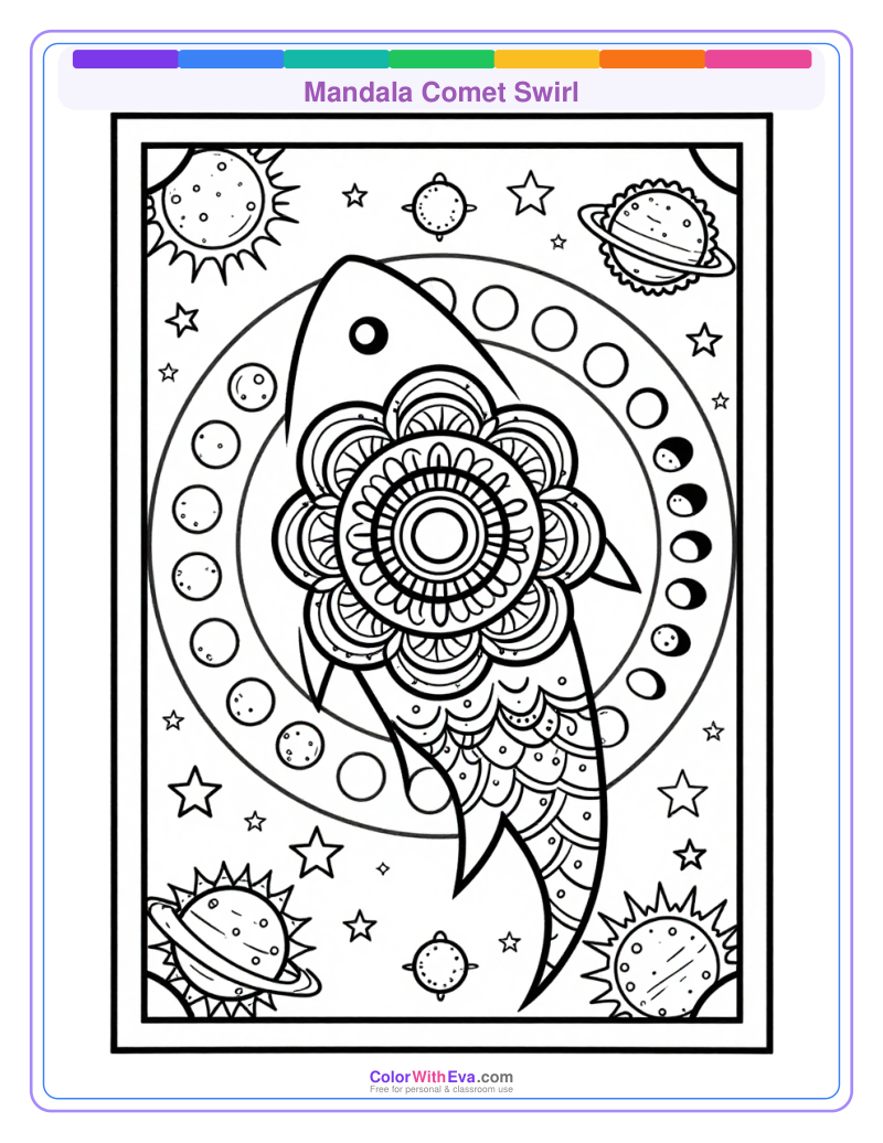 Mandala Comet Swirl thumbnail
