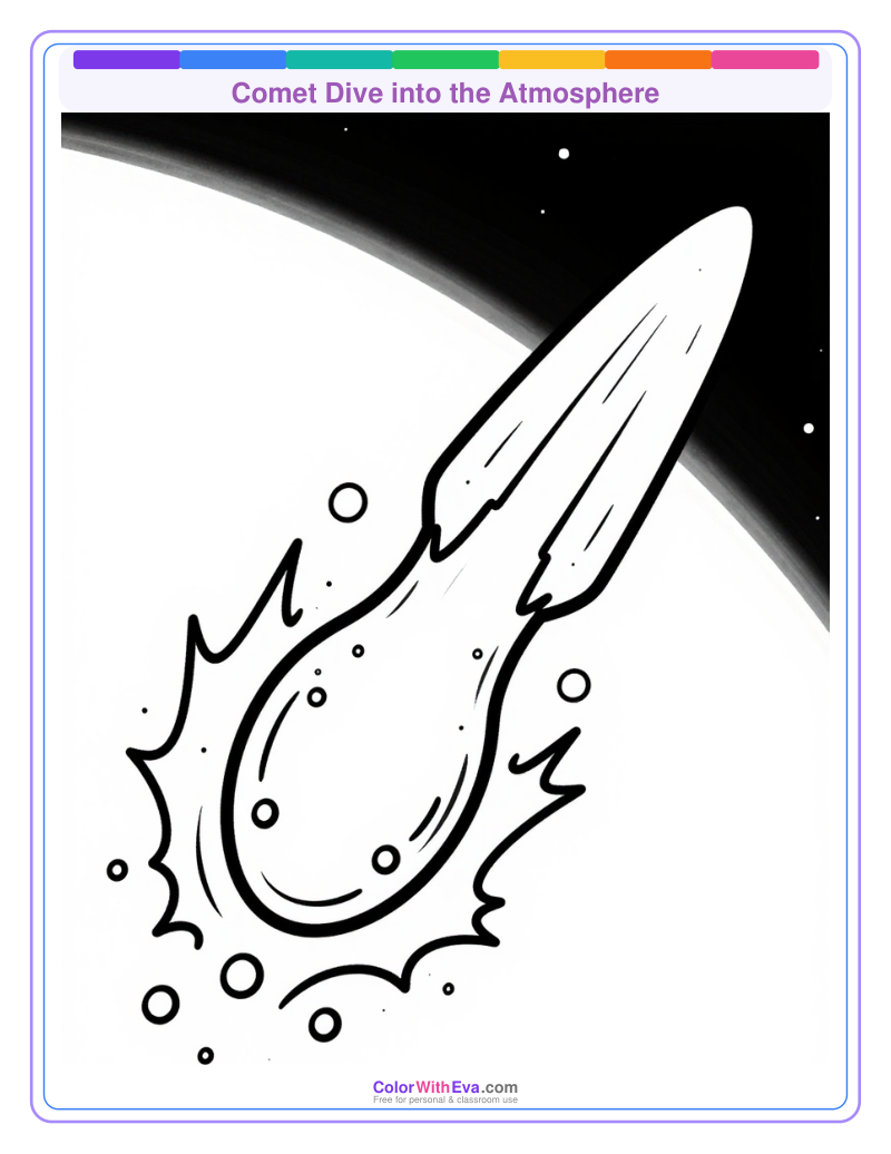 Comet Dive into the Atmosphere preview