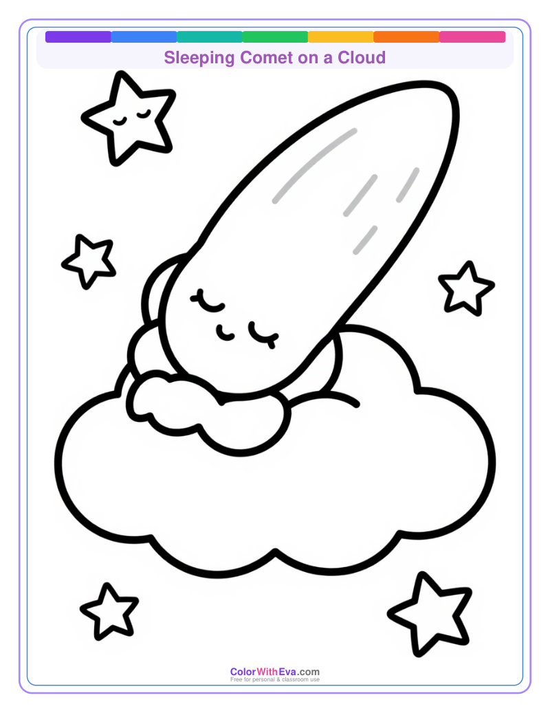 Sleeping Comet on a Cloud preview