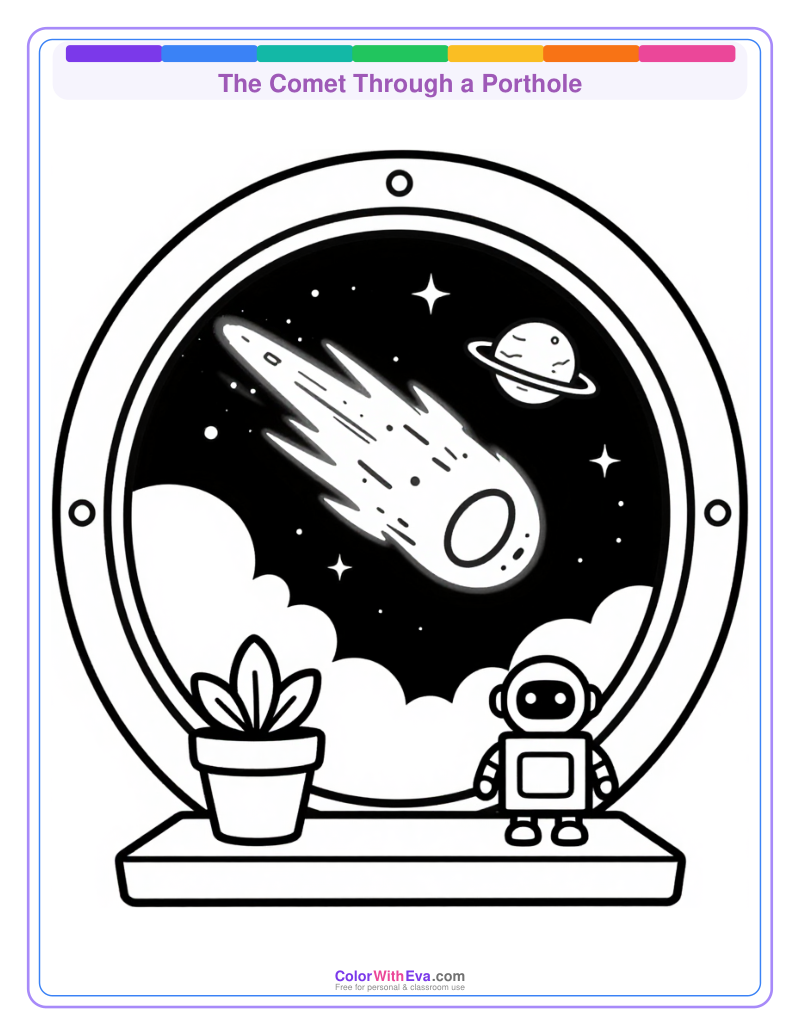 The Comet Through a Porthole preview