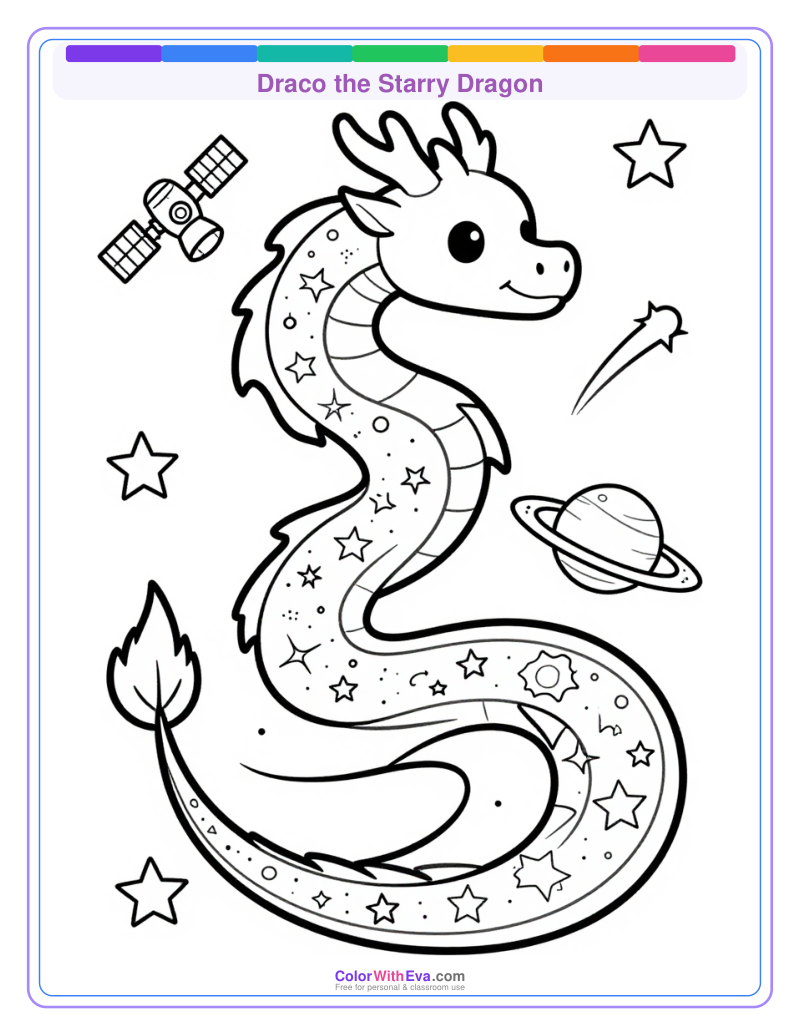 Draco the Starry Dragon preview