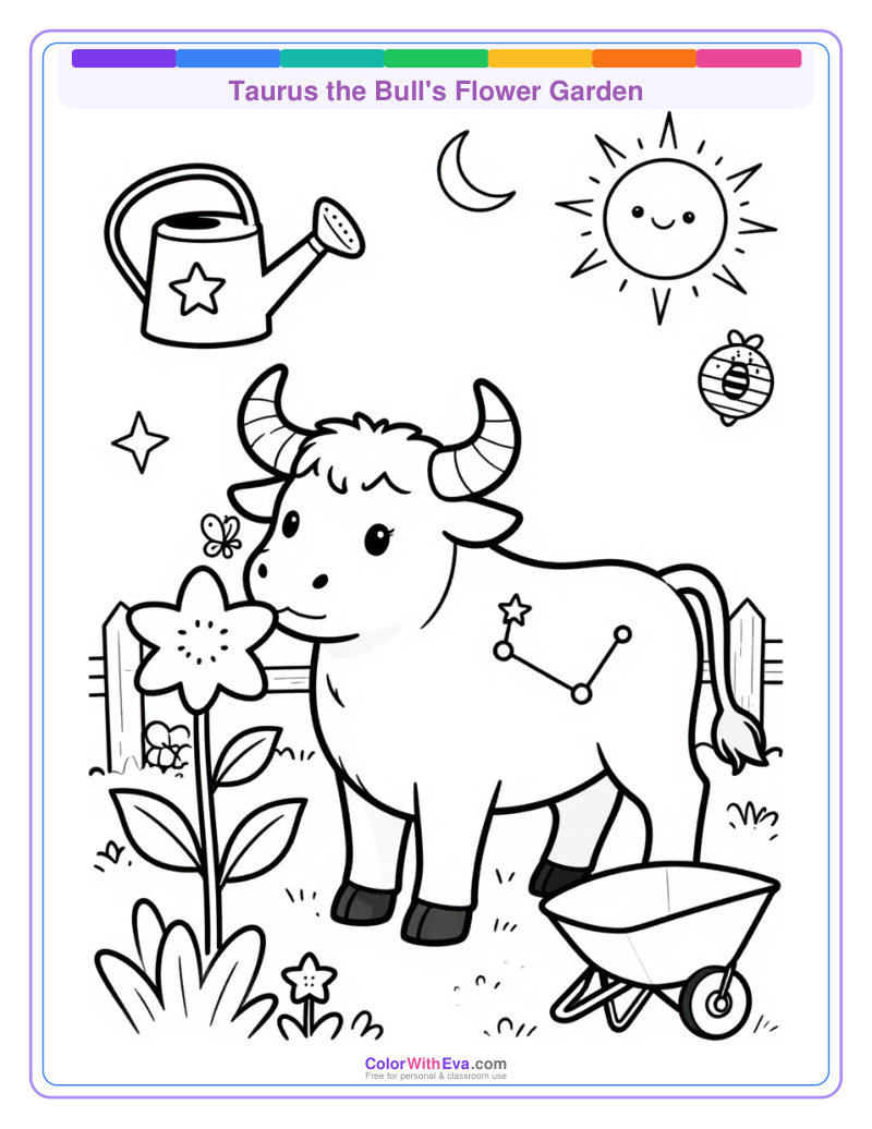 Taurus the Bull's Flower Garden thumbnail