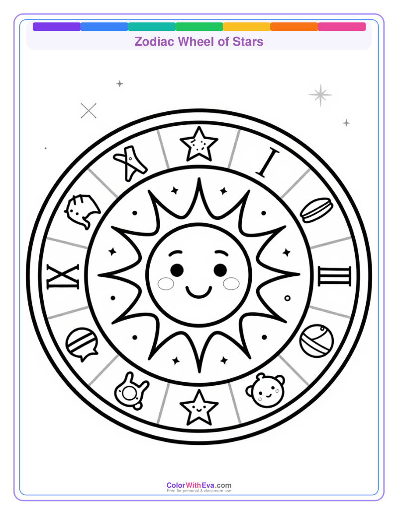 Zodiac Wheel of Stars preview