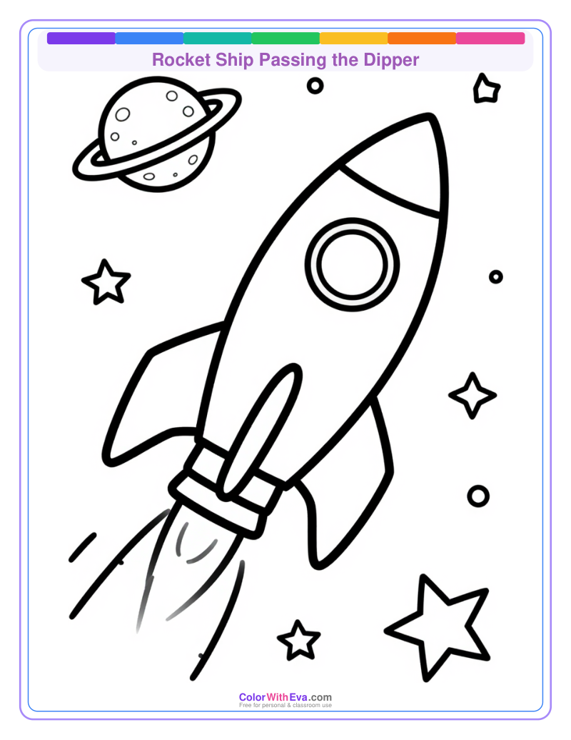 Rocket Ship Passing the Dipper preview