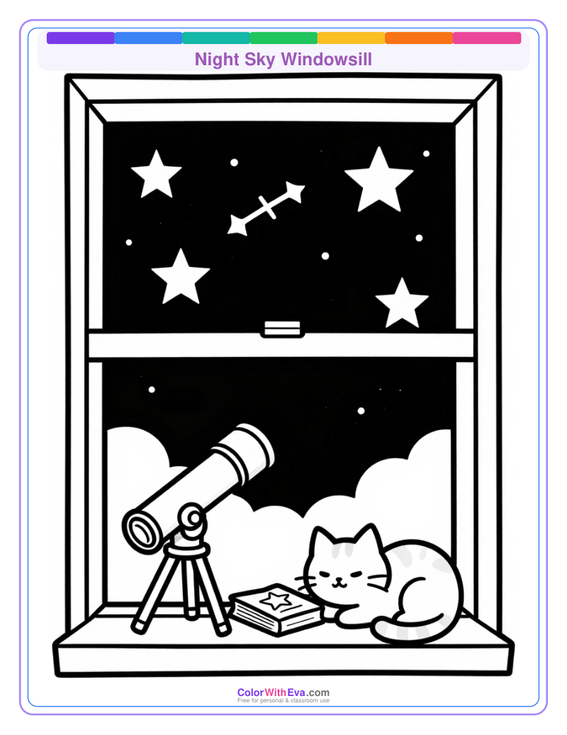 Night Sky Windowsill preview
