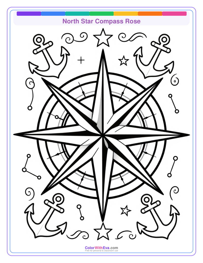 North Star Compass Rose preview