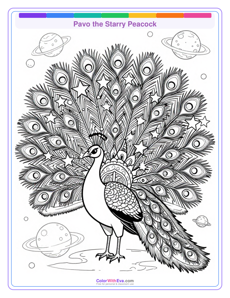 Pavo the Starry Peacock preview