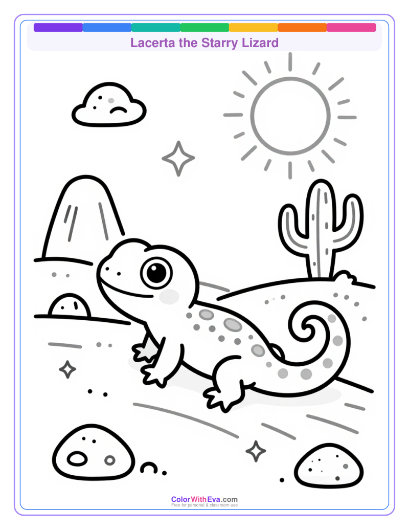 Lacerta the Starry Lizard preview