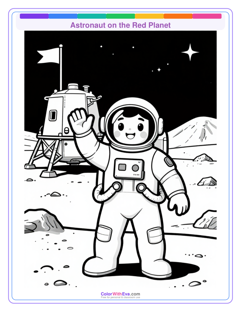 Astronaut on the Red Planet preview