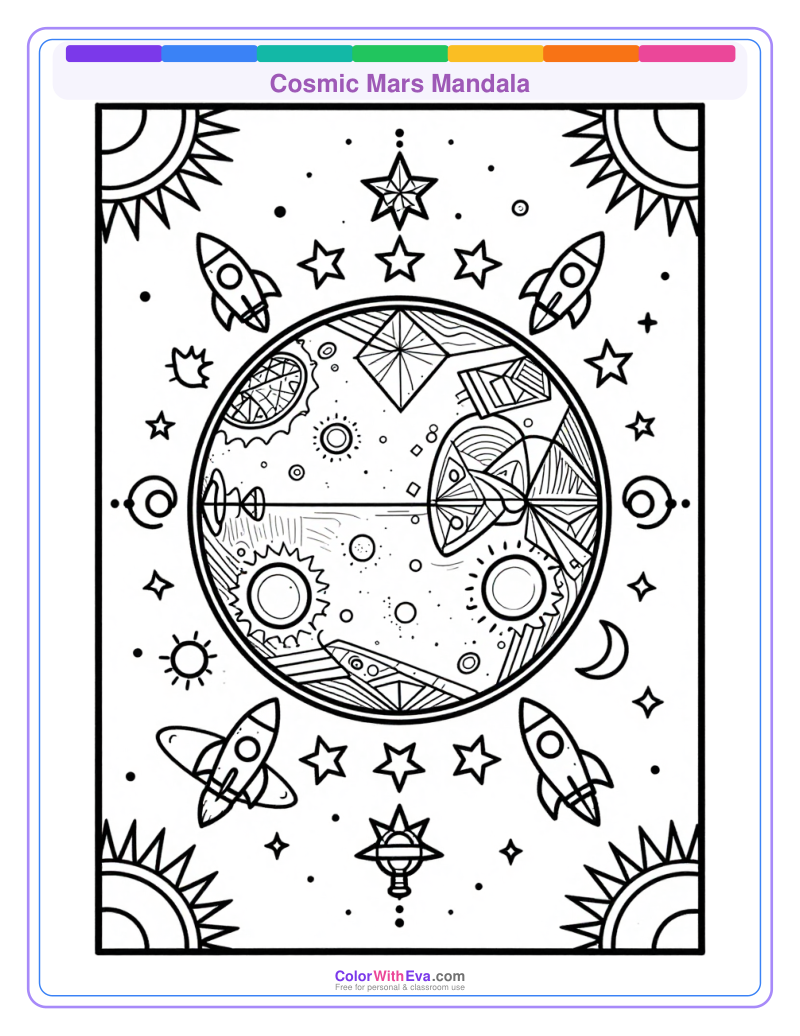 Cosmic Mars Mandala thumbnail